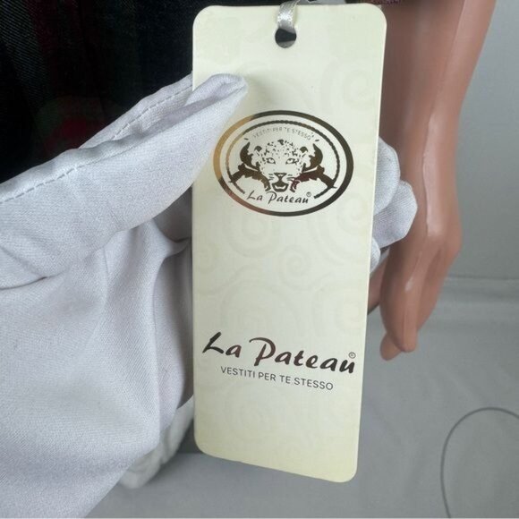 Women's NWT La Pateau Print and Plaid Shirt Dress Size Small Multi Color - Picture 9 of 10